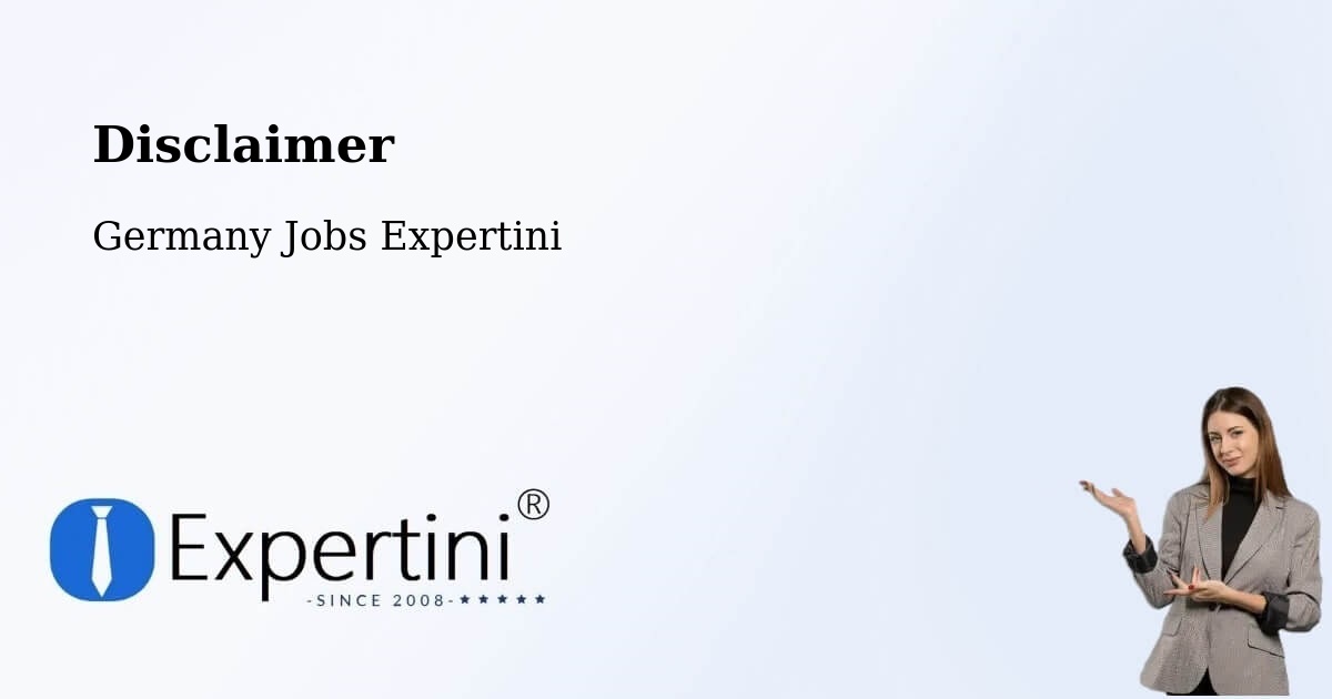 Disclaimer – Peine - Germany Jobs Expertini