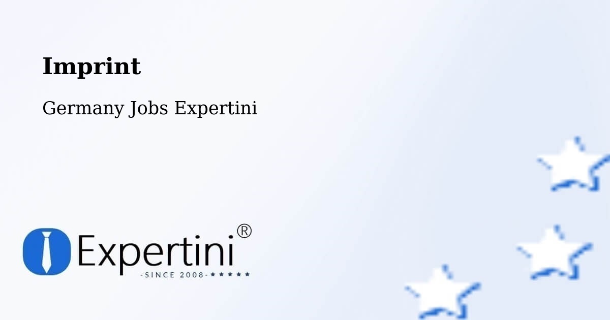 Imprint – Peine - Germany Jobs Expertini